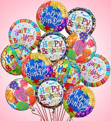 Air-Rangement - Birthday Mylar Balloons