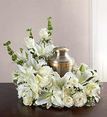 Cremation Wreath- White